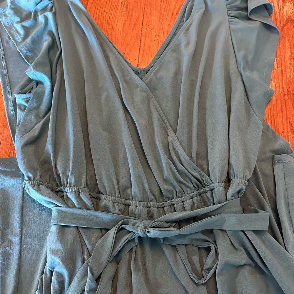 Ava & Viv Teal Dress 2X